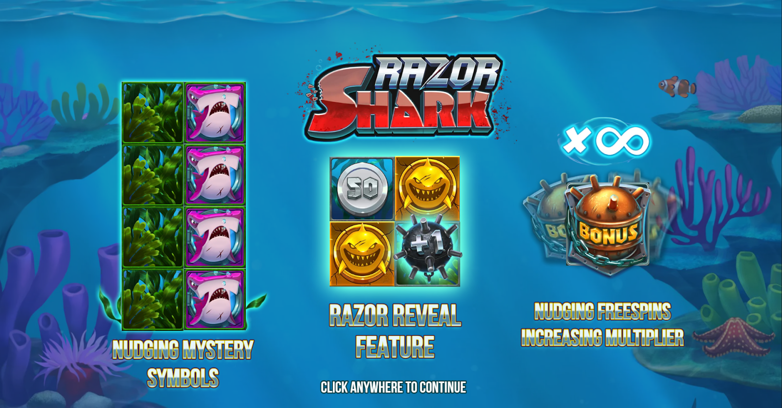 Übersicht über den Razor Shark Slot 